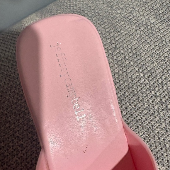 Jeffrey Campbell Pink Mules - Picture 2 of 4